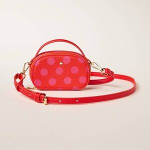 EXCLUSIVE COLLAB TARGET X KATE SPADE Red and Pink Polka Dot Women's Bag